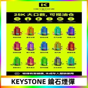 鑰石KEYSTONE FLEX-3 25000口專彈專機套裝|大容量續航